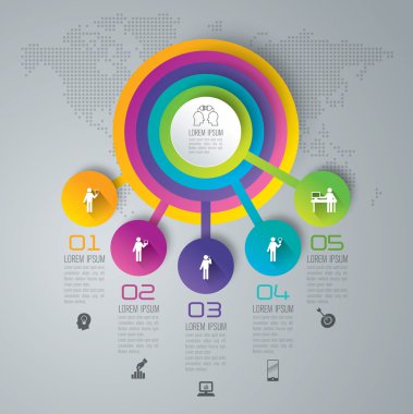 infographics tasarım şablonu