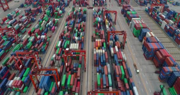 Containerhafen Shenzhen — Stockvideo