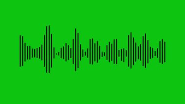 ses dalgası simgesi. vektör ses dalgası simgesi