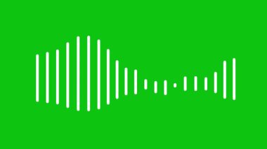 Müzik dalgaları arkaplanının vektör çizimi.