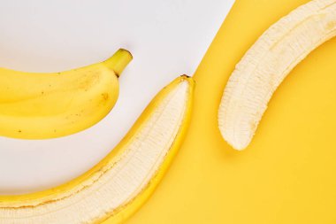 Muzlu yaratıcı geometrik arka plan. Sarı beyaz arkaplan duvar kağıdı