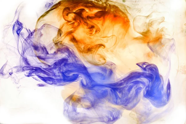 Colores Vibrantes Fondo Humo Brillante Abstracto Salpicadura Pintura Agua Nube — Foto de Stock