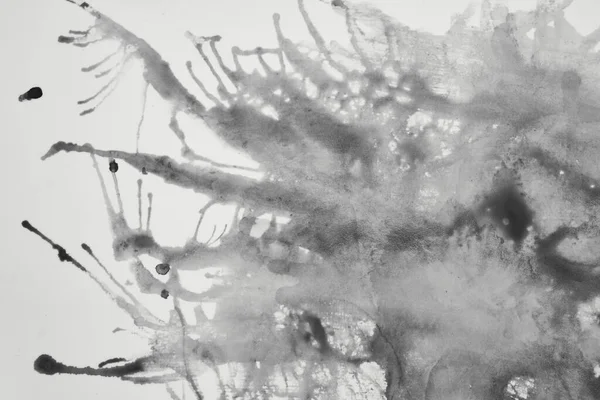 Schwarz Weiße Farbe Abstrakten Flüssigen Hintergrund Paint Splash Fluid Art — Stockfoto