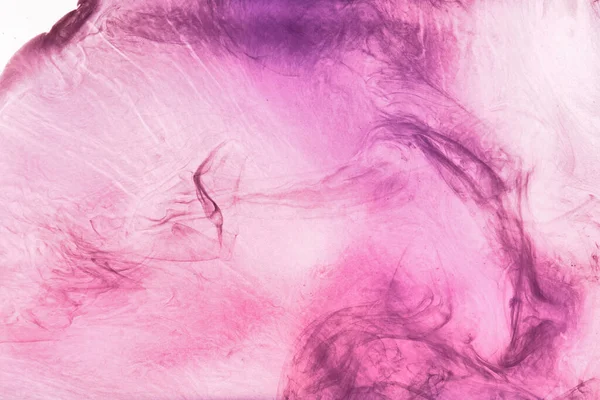 Abstract Roze Paarse Rookwolk Verf Waterachtergrond Vloeibare Kunst Behang Vloeibare — Stockfoto