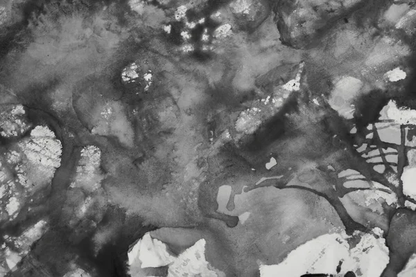 Черно Белый Цвет Абстрактного Жидкого Фона Всплеск Краски Жидкость Искусства — стоковое фото