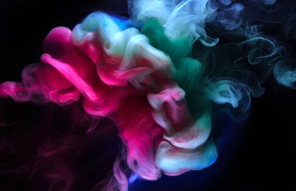 Multicolor Brillante Humo Abstracto Fondo Colorido Niebla Colores Vibrantes Papel —  Fotos de Stock