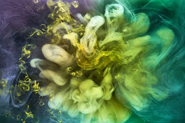 Multicolor Brillante Humo Abstracto Fondo Colorido Niebla Colores Vibrantes Papel — Foto de Stock