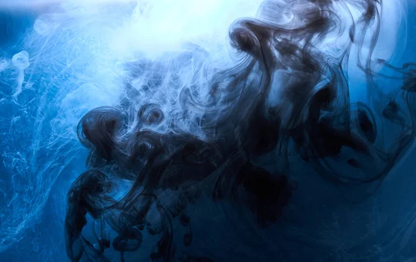 Abstract Blue Ocean Sea Background Indigo Ink Sky Liquid Azure — Stock Photo, Image