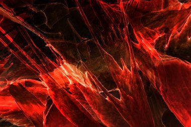 Soyut kızıl okyanus dış gezegen gökyüzü, alkol arkaplanı, lav patlaması, kırmızı renk lekeleri ve lekeler, akrilik duvar kağıdı baskı malzemeleri.