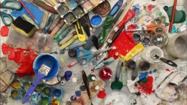 Temizleme sanatçı Danışma sanat malzemeleri tam kadar