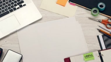 Ofis Masası üzerinde bir grafik oluşturma