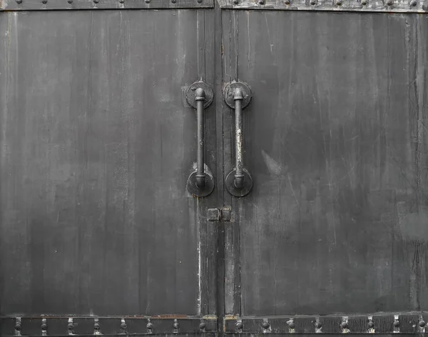 Metal Door Rusty Corroded Texture Background — Stock Photo, Image