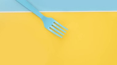 Arkaplan için plastik çatalı kapat