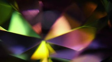 Rotating Diamond Prism Macro Motion Background
