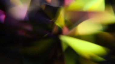 Rotating Diamond Prism Macro Motion Background