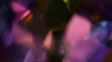 Rotating Diamond Ruby Macro Motion Background