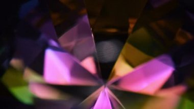 Rotating Diamond Ruby Macro Motion Background