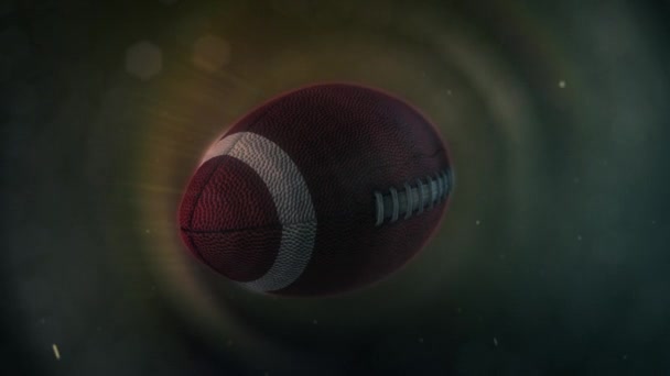 Football in Epic Lighting — Stock Video