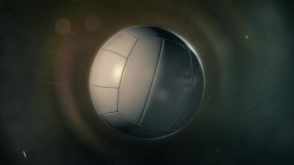 Voleibol em Iluminação Épica — Vídeo de Stock