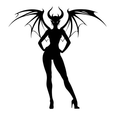 Lanetli ev, korku oyunları ve karanlık akademi estetiği için şeytani siluet parlayan gözler doğaüstü varlık vektörü. Vektör illüstrasyonu