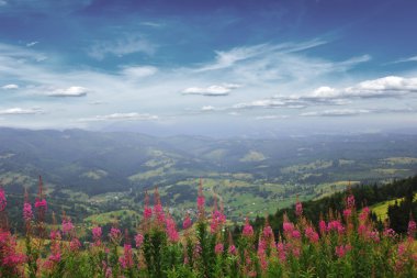  Karpat Dağları üzerinde görünüm