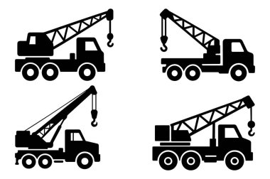 Mobil vinç kamyonu inşaat kaldırma mühendisliği taşımacılığı ve endüstriyel projeler için ayarlandı