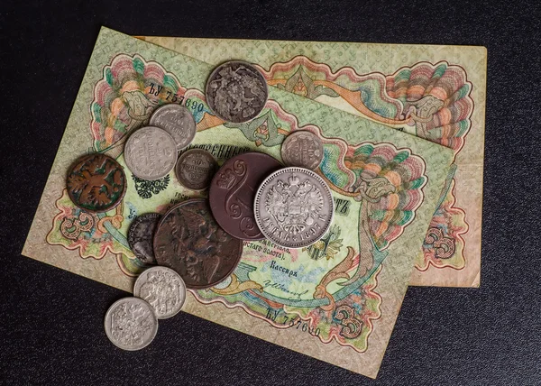 Ancient Russian money . Russian antiques.