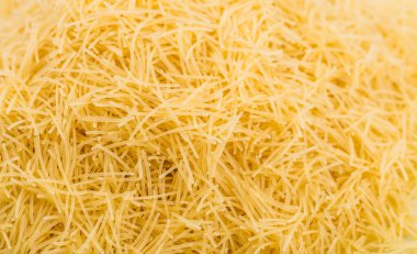 İtalyan makarna çiğ gıda, arka plan veya doku kapatın.