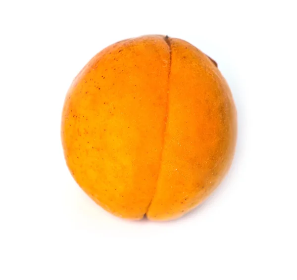 Ripe apricots on a white background. — Stock Photo, Image