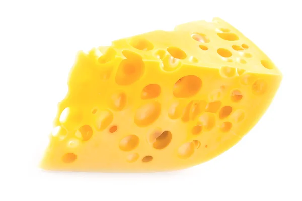 Piece of cheese isolated. — Stock Photo, Image