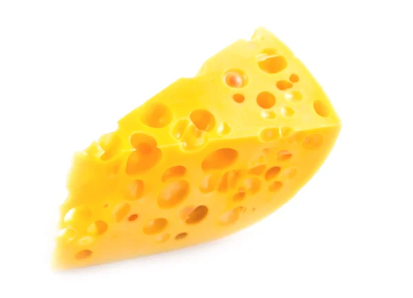 Piece of cheese isolated. — Stock Photo, Image