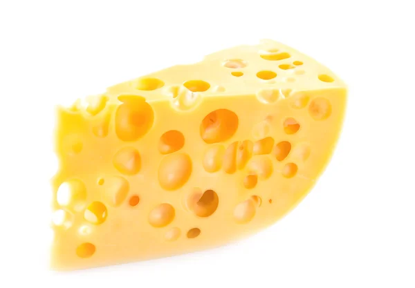 Piece of cheese isolated. — Stock Photo, Image