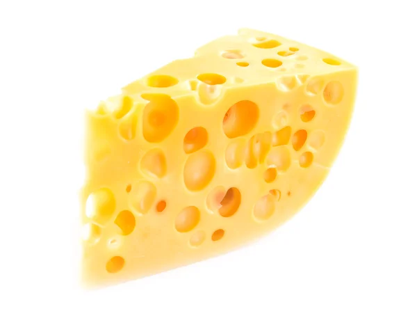 Piece of cheese isolated. — Stock Photo, Image