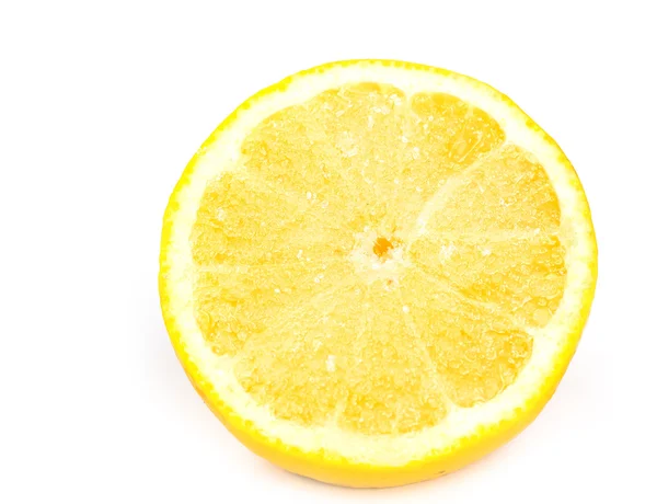 Limão isolado no fundo branco. — Fotografia de Stock