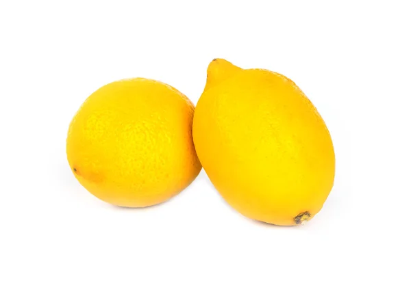 Лимон на белом фоне. — стоковое фото