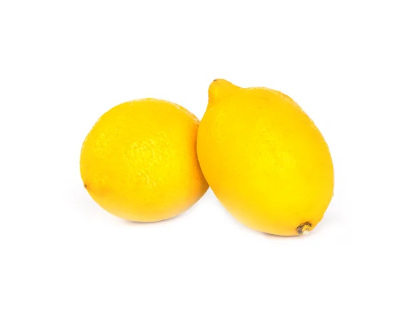 Лимон на белом фоне. — стоковое фото
