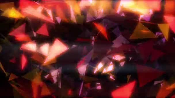 Flux de Triangles Lumineux Vj Loop — Video