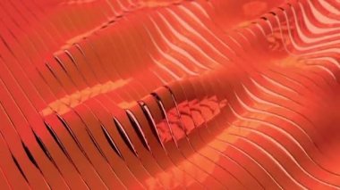 Turuncu çizgili Vj döngü dalgalardan