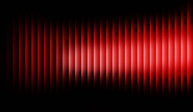 Siyah bir arka plana çarpıcı bir kırmızı ışık deseni güçlü, modern bir estetik yaratır. Teknolojiye, müziğe veya eğlence projelerine görsel derinlik eklemek için mükemmel.