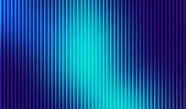 Görsel olarak çarpıcı bir arka plan. Mavi ve mavi tonlarda dikey çizgiler var. Karanlıktan aydınlığa geçiş yapıyorlar. Çizgiler yoğun bir şekilde toplanmış, derinlik ve doku hissi yaratıyor..