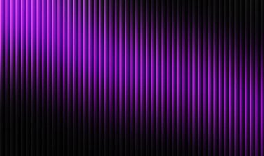 Mor renkli büyüleyici bir arkaplan, parlak mordan karanlığa geçiş yapan dikey çizgilerin bir modelini içeriyor, derinlik ve görsel ilgi hissi yaratıyor..