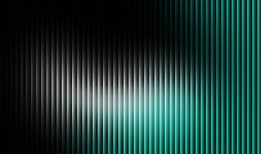 Gökkuşağı ve gri tonlarda dikey çizgilerin yer aldığı, karanlıktan aydınlığa geçiş yapan modern bir arkaplan. Çizgiler ince ve eşit aralıklarla, parlak bir doku yaratıyor..