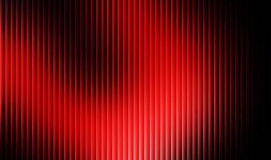 Karanlıktan aydınlığa geçiş yapan dikey çizgilerin yer aldığı çarpıcı bir kırmızı gradyan modern ve dinamik bir görsel etki yaratıyor. Çizgiler yoğunluk olarak değişir, tasarıma derinlik ve doku eklenir.