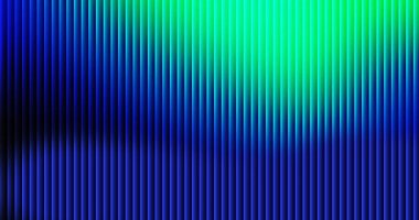 Parlak mavi ve yeşil renklerin gradyanı olan çizgili desen, karanlıktan aydınlığa sorunsuzca geçerek, çeşitli tasarım uygulamaları için mükemmel bir görsel etki yaratıyor..