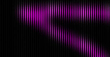 Mor gradyan ışık, siyah bir zemin üzerinde dikey çizgiler boyunca parlar ve canlı renklerle dinamik ve modern bir görsel efekt yaratır. Duvar kağıdı ya da dijital sanat için mükemmel bir tasarım..