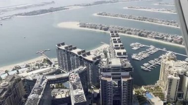 Dubai Palm adalarının klasik manzarası