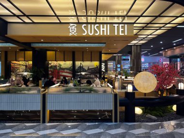 Japon restoranı Sushi Tei 'nin atmosferi, Ambarrukmo Plaza Yogyakarta