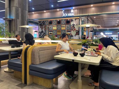 Japon restoranı Sushi Tei 'nin atmosferi, Ambarrukmo Plaza Yogyakarta