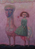 Картина, постер, плакат, фотообои "the centaur and girl", артикул 117471296