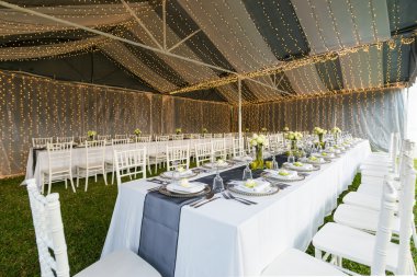 Lotus çiçeklerle, seçici odak zerafet masayı.